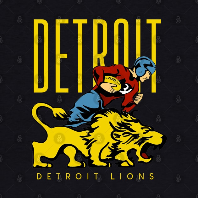 detroit lions yellow retro grunge by vegard pattern gallery